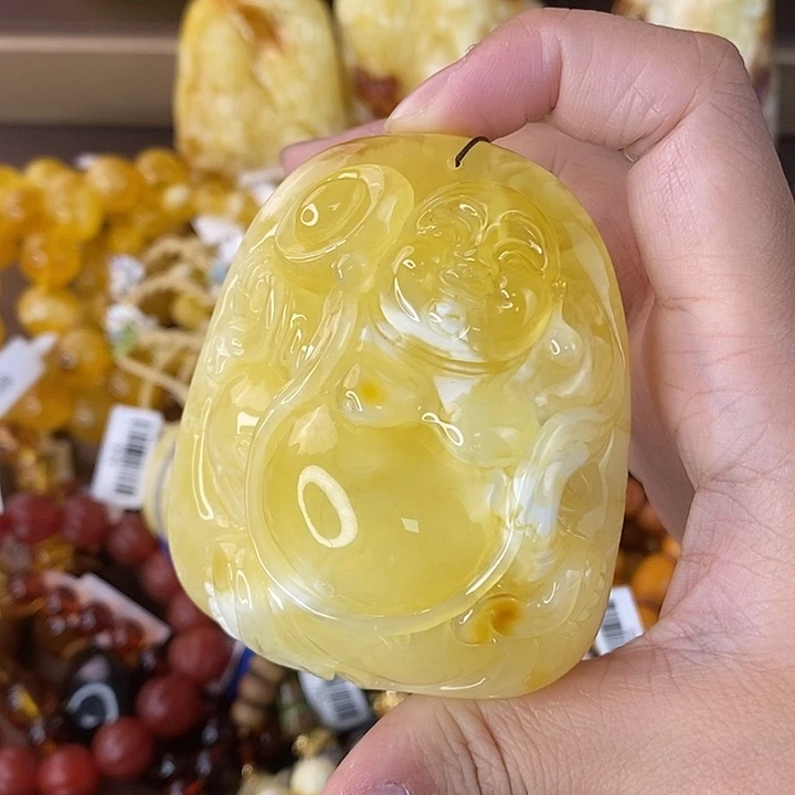 蜜蜡未镶嵌珠宝奇石