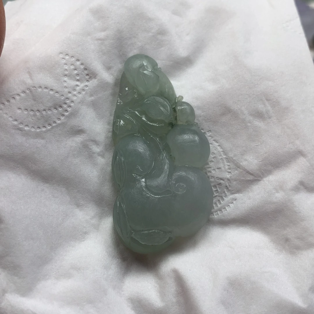 未镶嵌定制翡翠如意 毛货 无鉴赏期