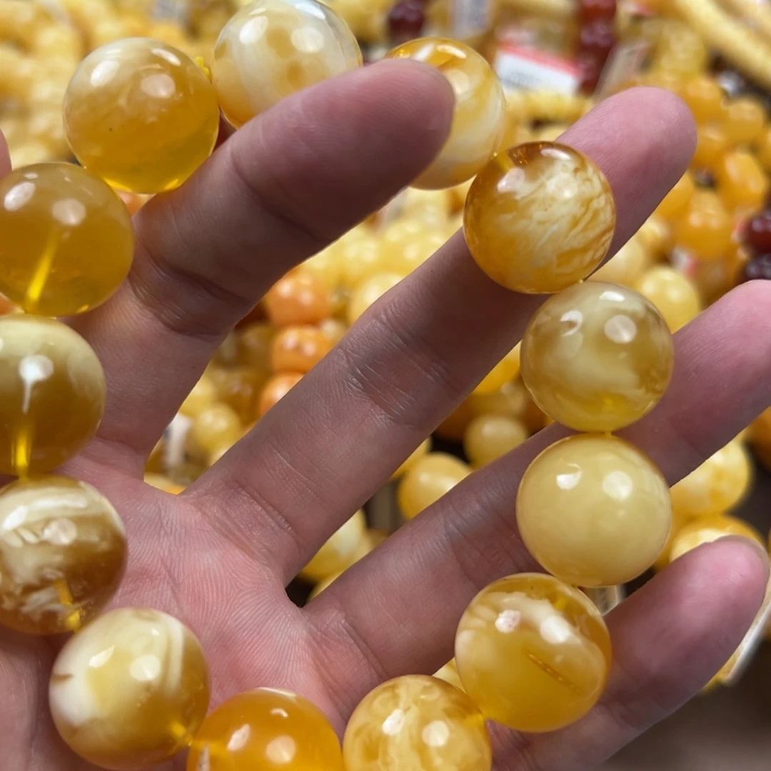 琥珀未镶嵌珠宝奇石