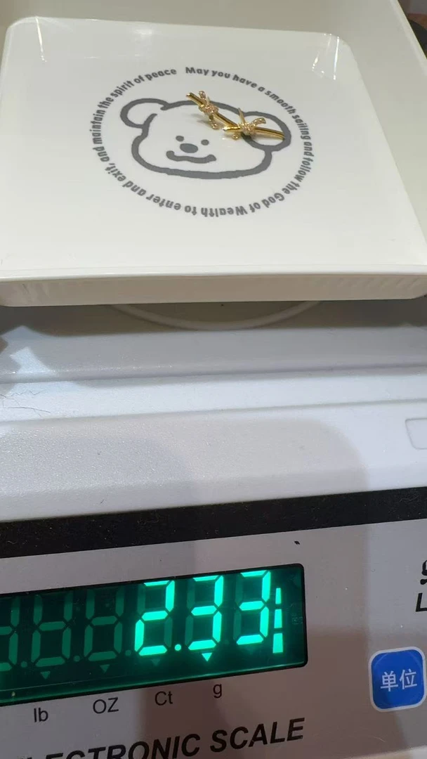 足金精品工艺耳饰