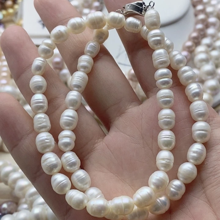 淡水珍珠合金颈饰