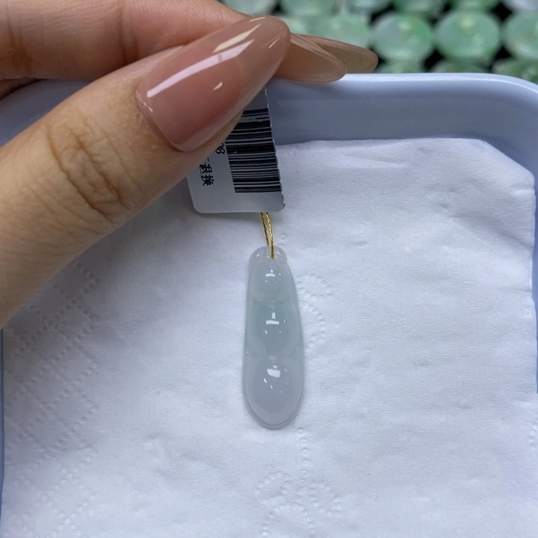 颈饰未镶嵌翡翠福豆