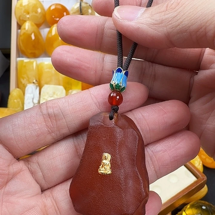 未镶嵌颈饰蜜蜡蜜蜡