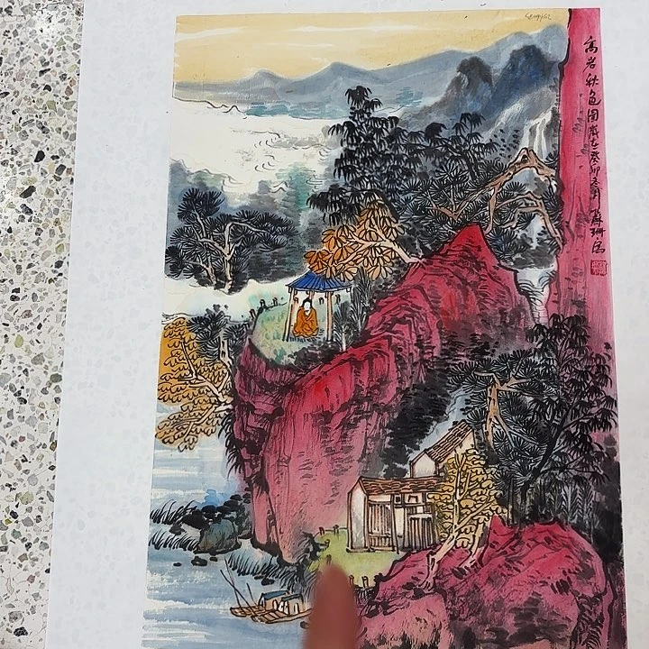 国画苏珊老师展览原作