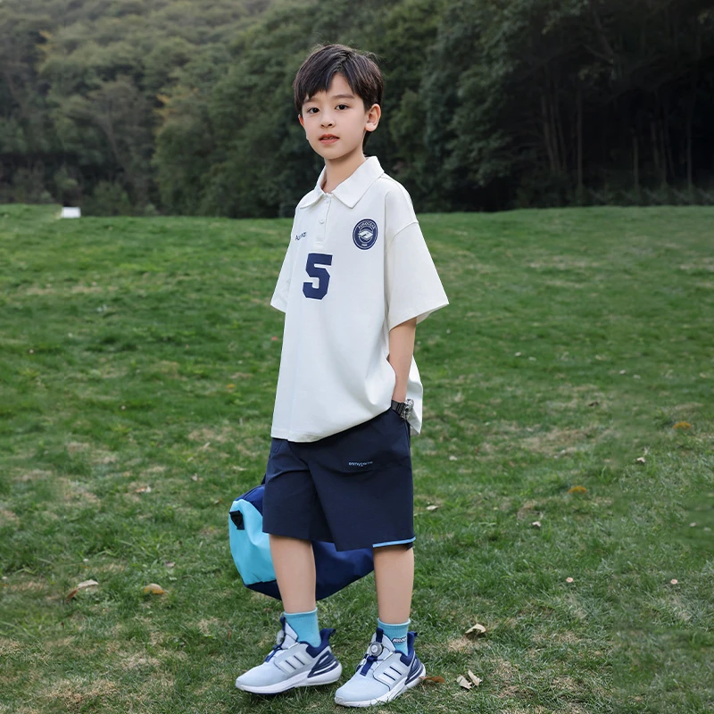 男童夏装套装2025新款儿童时尚休闲短袖装中大童韩版夏装潮TZW199