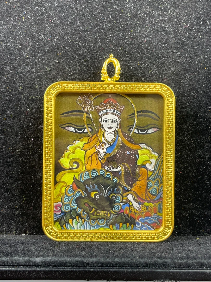 地藏王菩萨唐卡 谛听唐卡吊坠 【福慧】【守护】【健康】热贡唐卡