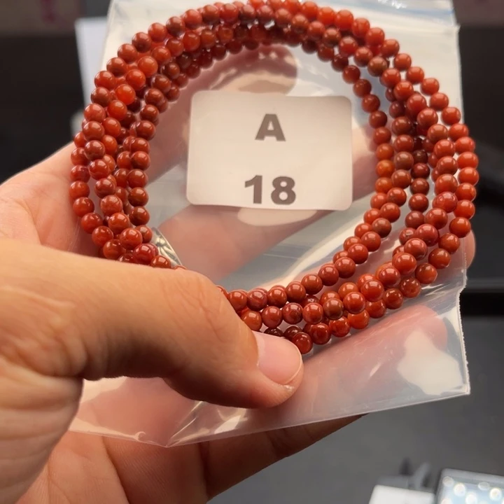 未镶嵌多样性发货默认微瑕4mmx2南红玛瑙