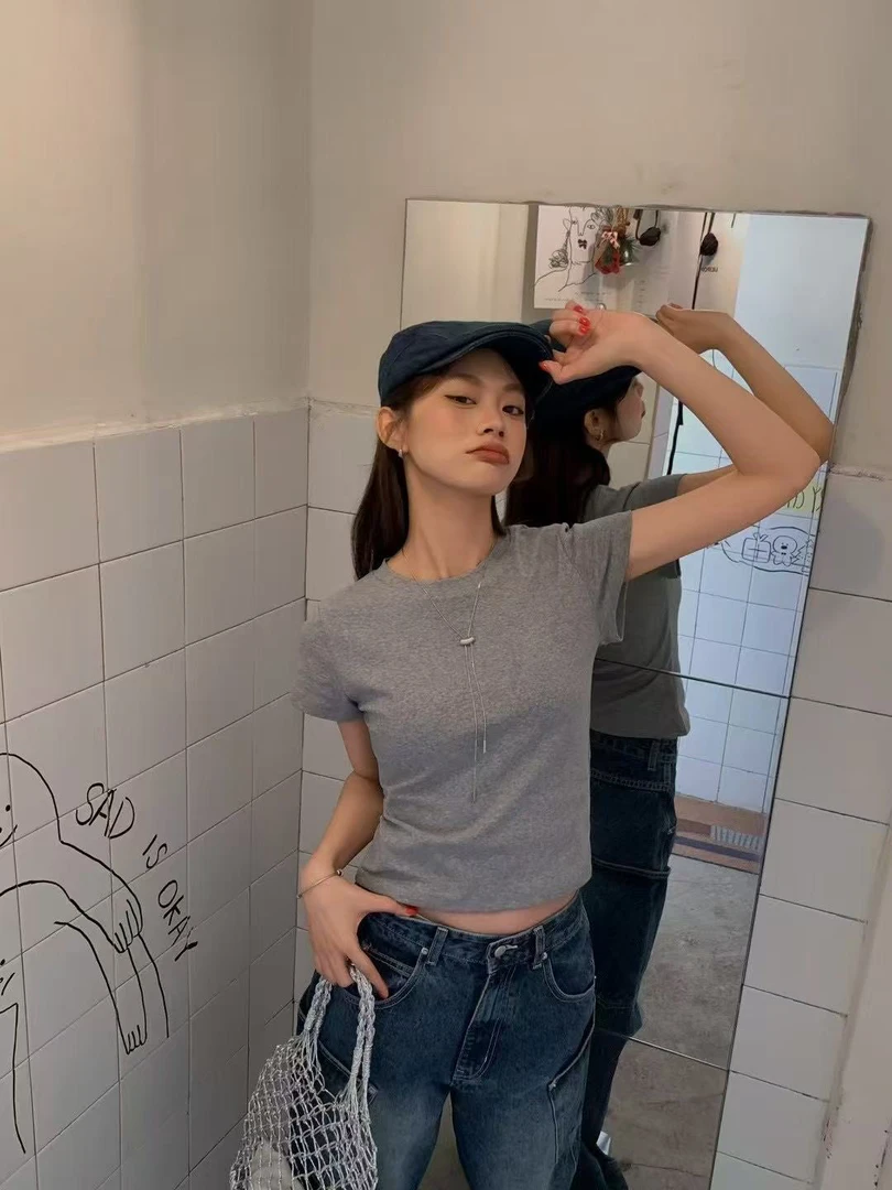 净版多色系短款短袖T