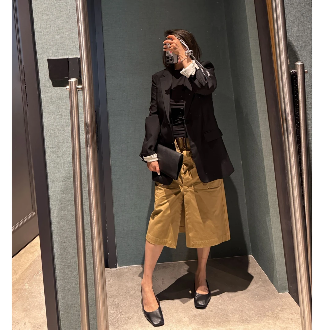 COCOLINDA| 绵羊毛廓形中长西装C3146