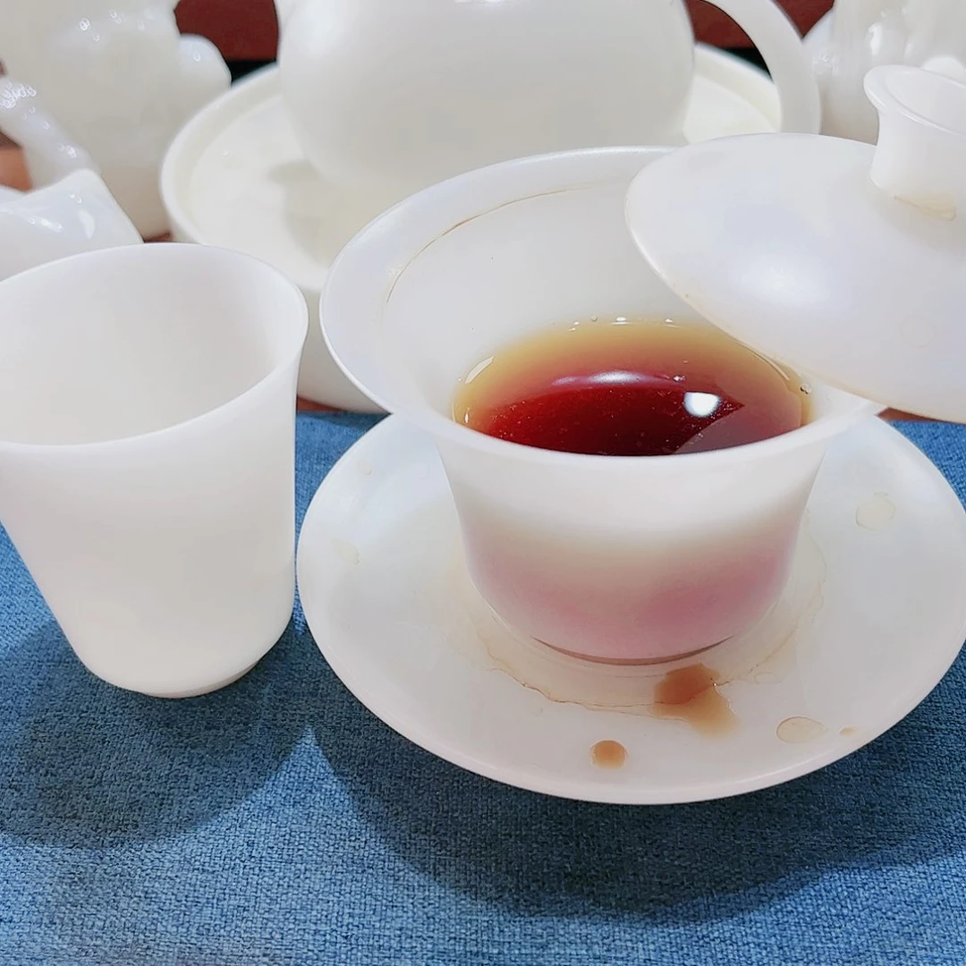 瓷片素烧璞玉薄胎150cc送90cc高冰