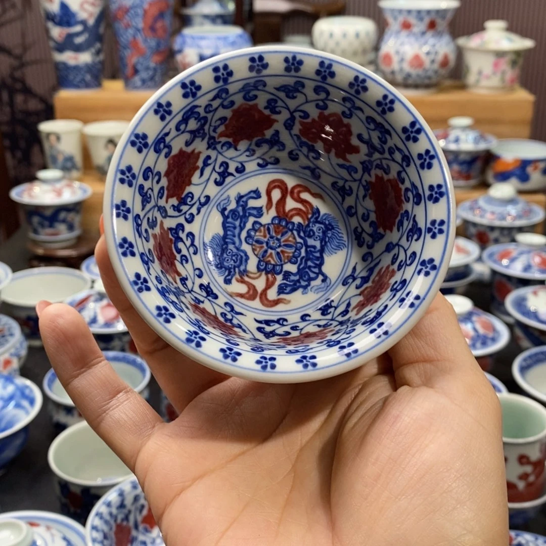 微瑕压手杯原矿手绘原矿