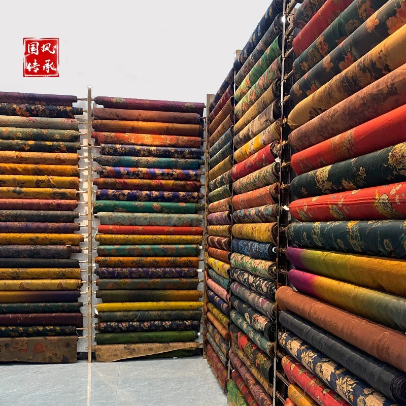 20-100香云纱布料高档服装面料高品质正宗国风布料