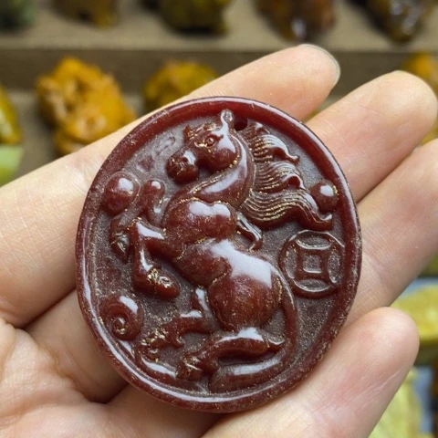 蛇纹石玉未镶嵌颈饰72