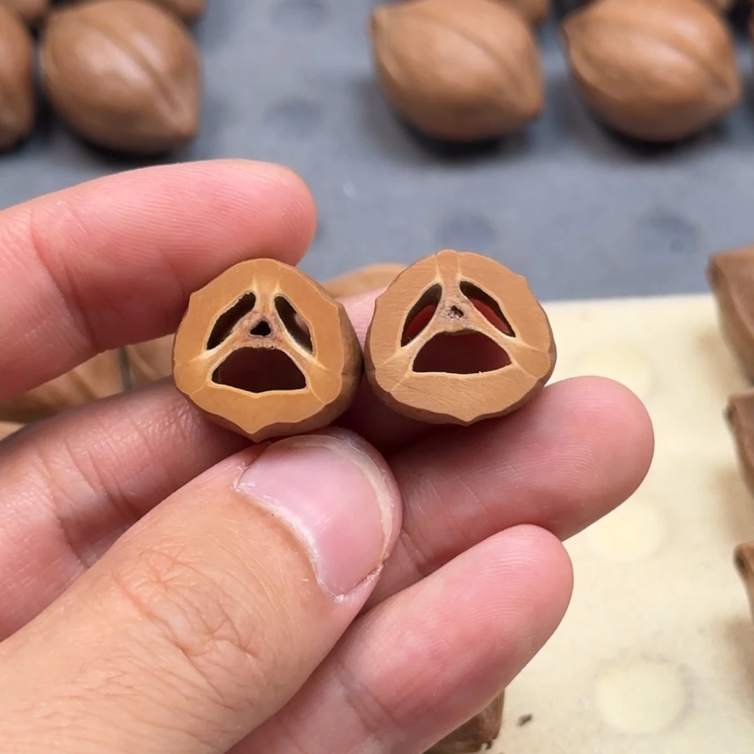 橄榄核手串铁核切片，尺寸形状随机