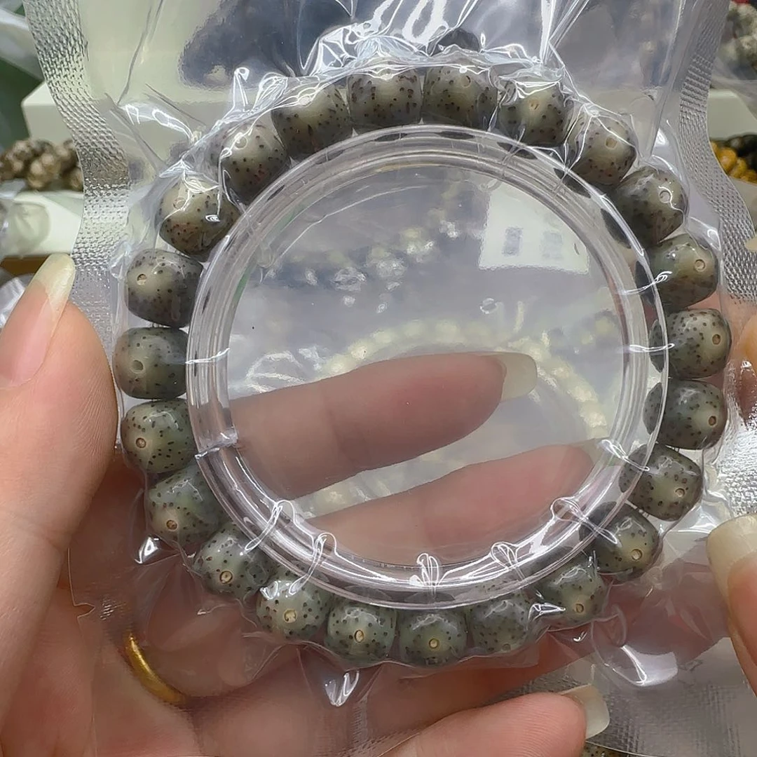 星月菩提手串66哈哈黑星月菩提1.0桶单圈