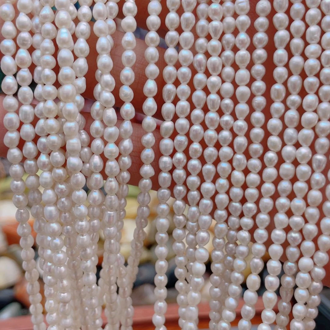 未镶嵌玛瑙/玉髓珠宝奇石天然珍珠1条宝宝珠卡3.5