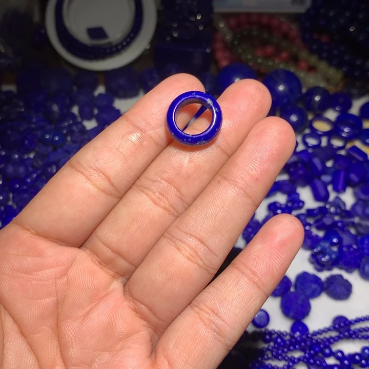 龙***娘青金石未镶嵌10戒圈