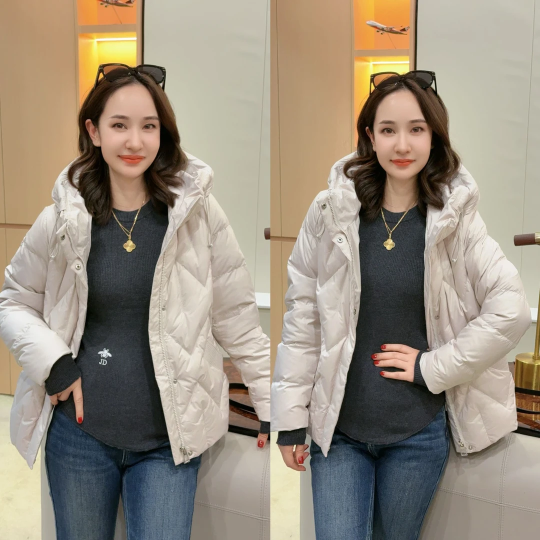 【心动】秋冬时尚新国标90鸭绒保暖羽绒外套XY241882