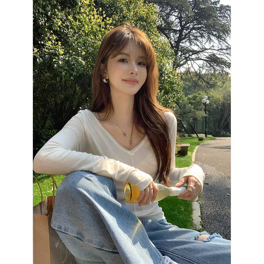 张贝贝 巴黎清梦 兰精天丝 超弹力修身打底tee