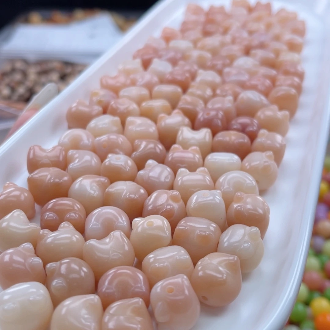 白玉菩提吊坠q14mm/20+2颗柯基屁屁