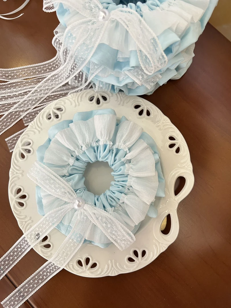 【自选】发圈方巾抓夹边夹复古超仙ins少女