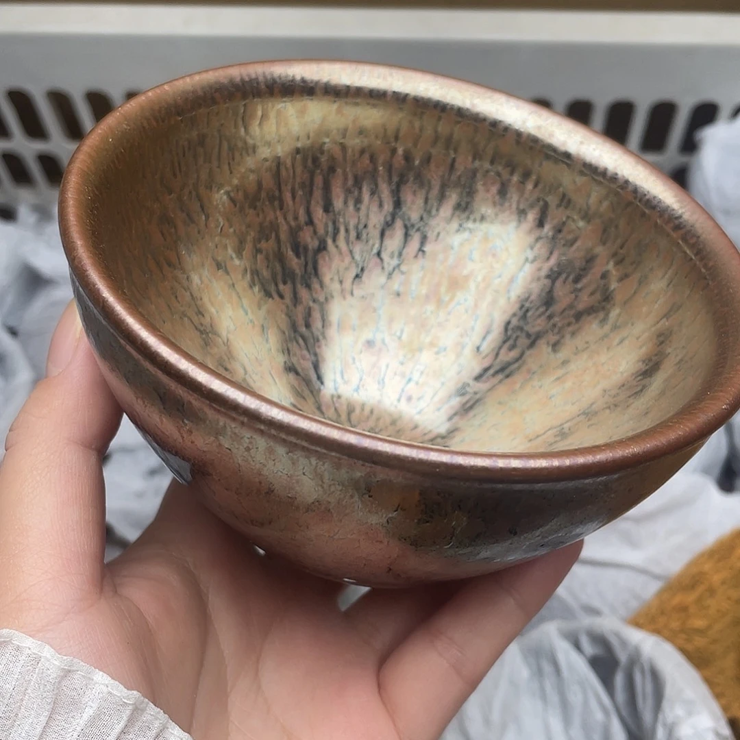 摆件建窑建盏主人杯点茶