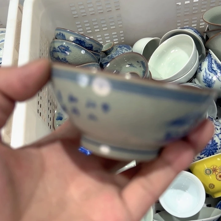 瓷片淘泥江山如此多娇茶漏的漏微瑕