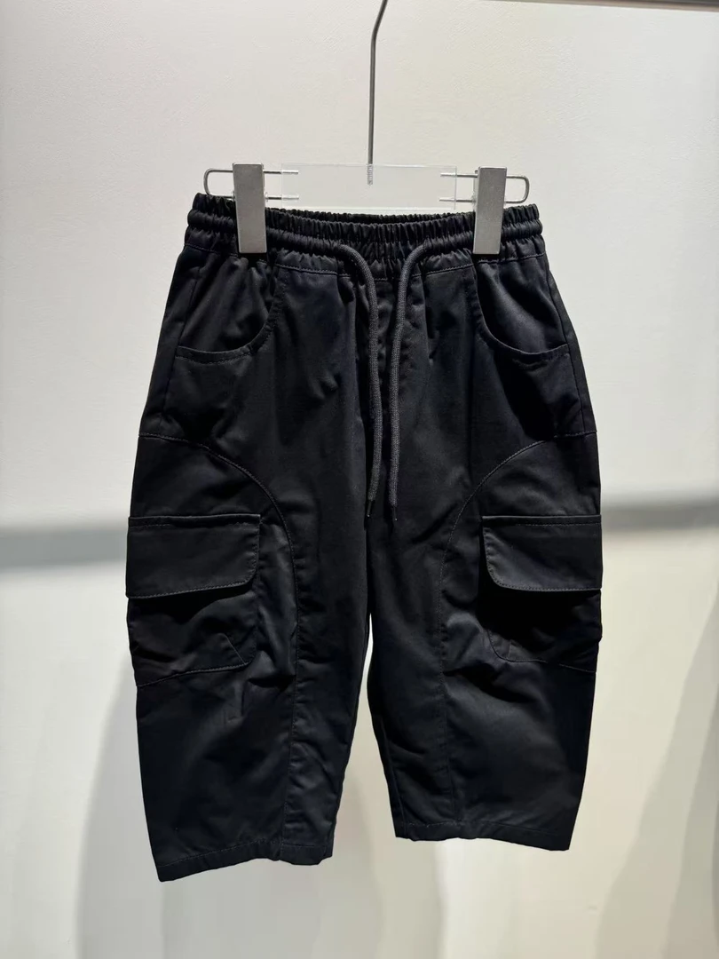 XTJ STUDIO童装 设计师款 LC小童 侧边大口袋休闲长裤 新品