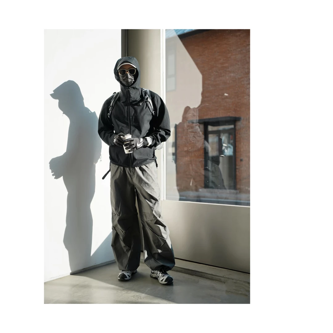 「伞兵裤」保暖 机能一并俱全 90白鸭绒户外防风防雨羽绒长裤男女