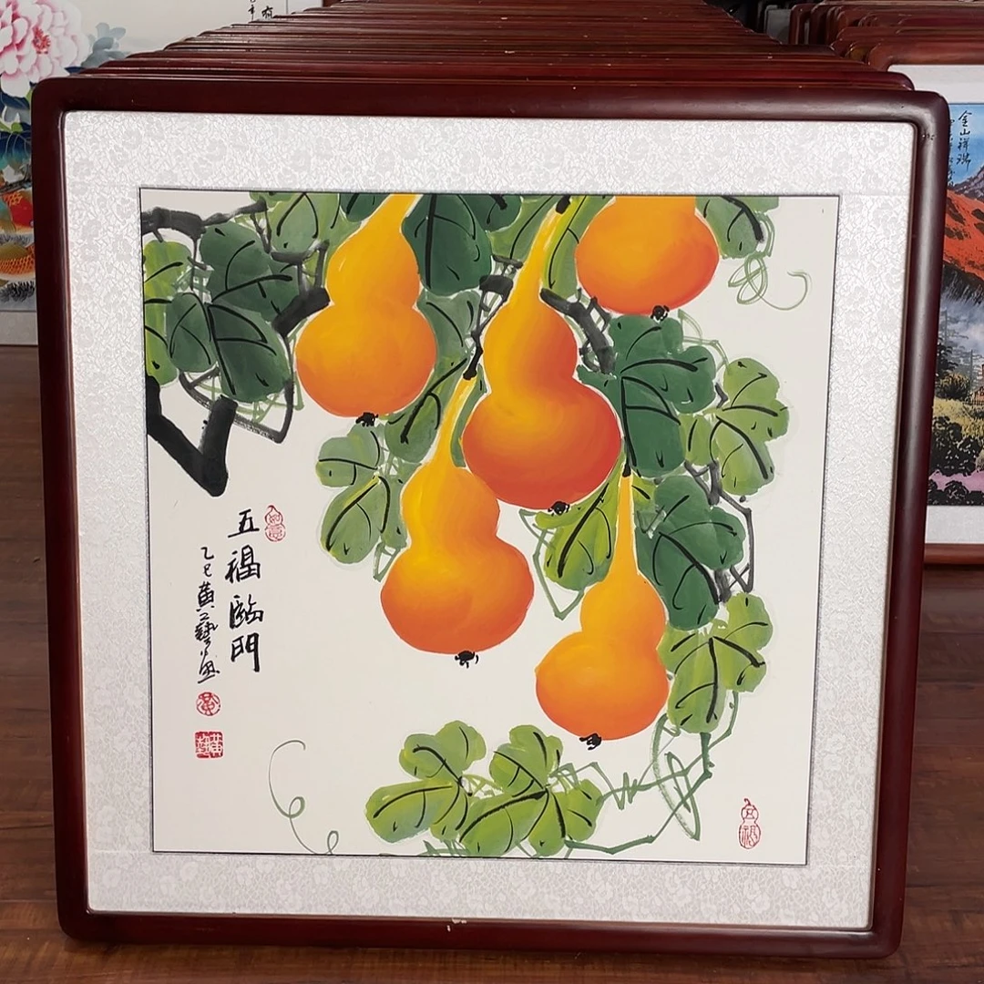 国画带框尺寸63*63厘米