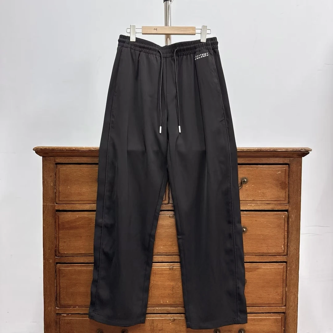 冰感免烫 宽松阔腿直筒夏季冰凉感休闲裤情侣款 S6911 DM25B307