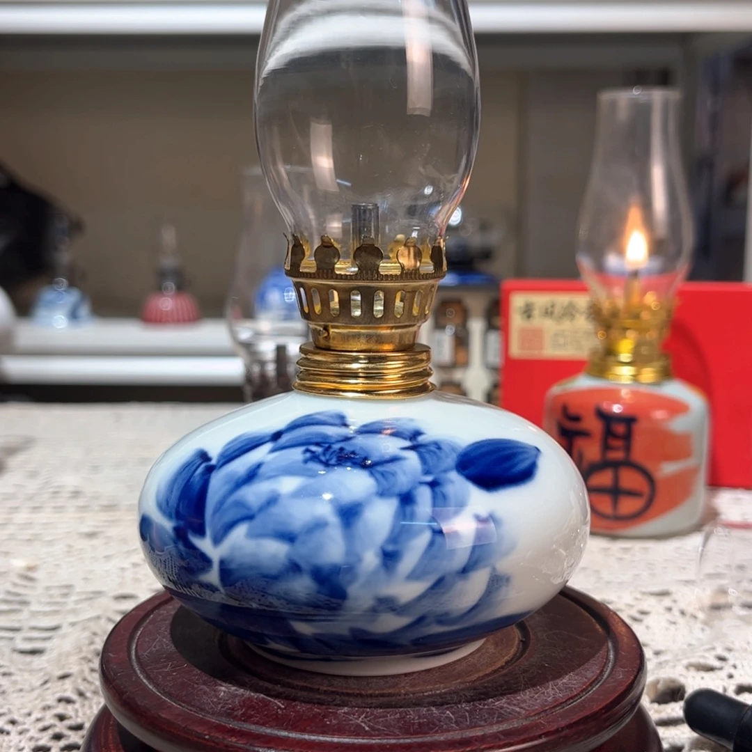 摆件景德镇陶瓷香薰灯