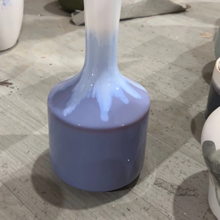 陶瓷花瓶摆件微瑕捡漏出