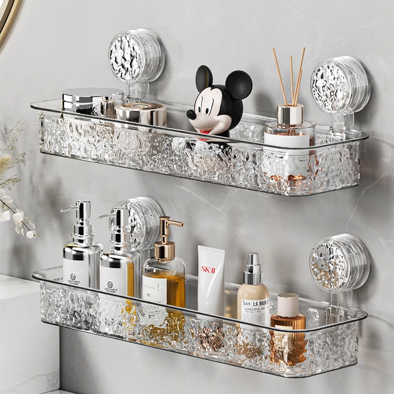 吸盘置物架免打孔壁挂式卫生间浴室洗澡洗手间洗漱台厨房收纳盒子