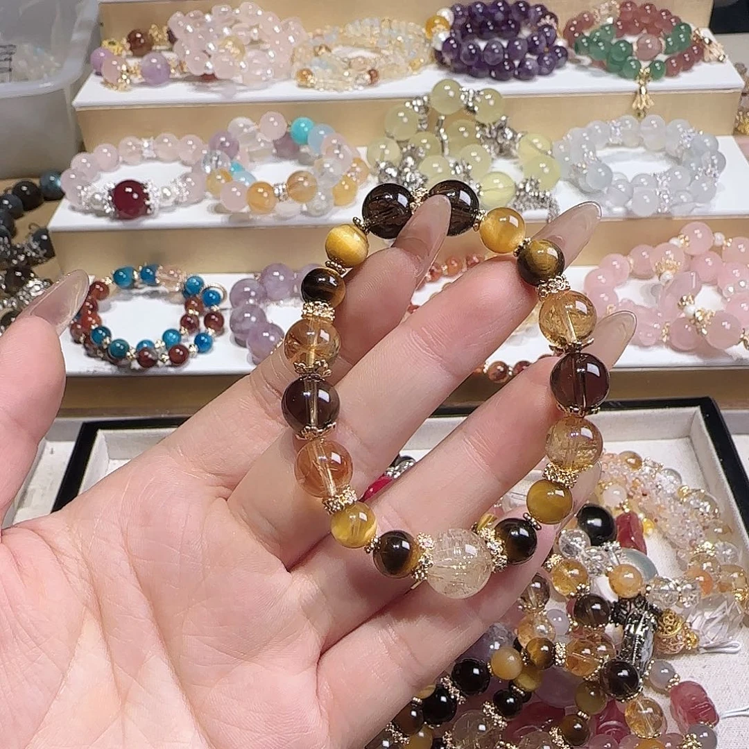 水晶手链未镶嵌把