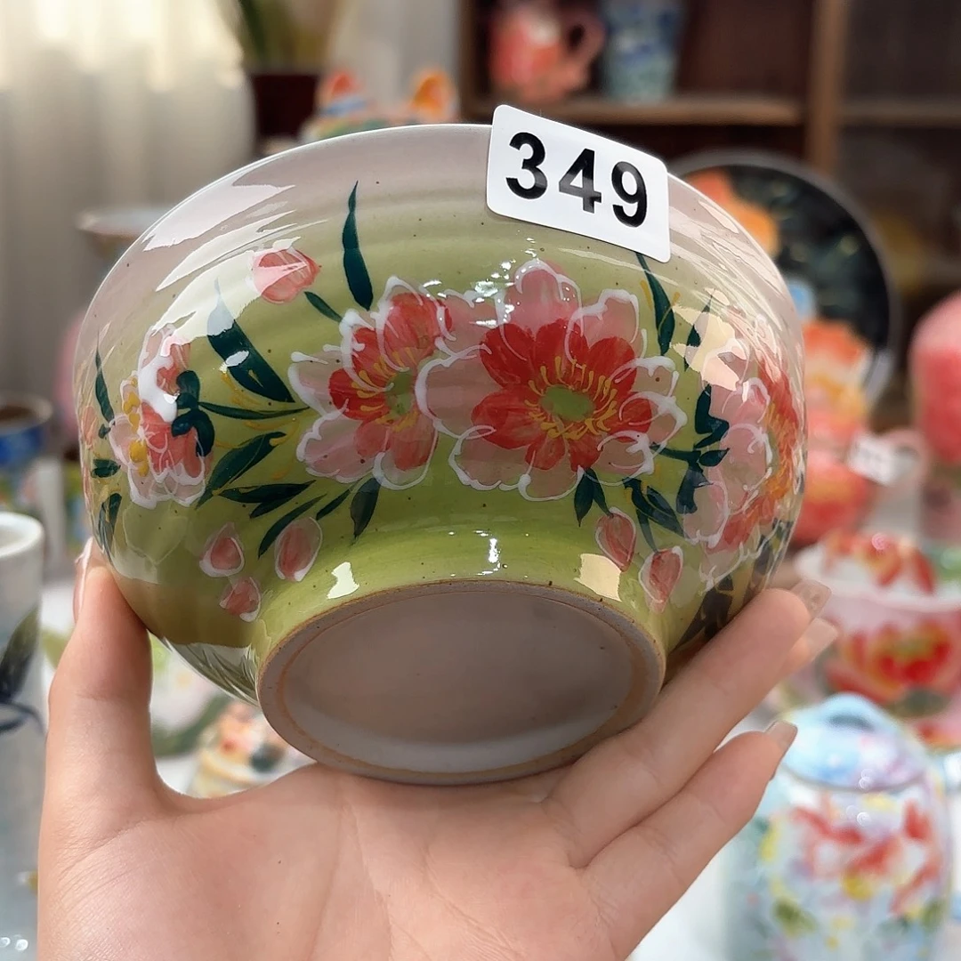 景德镇手绘高温釉下彩陶瓷茶具