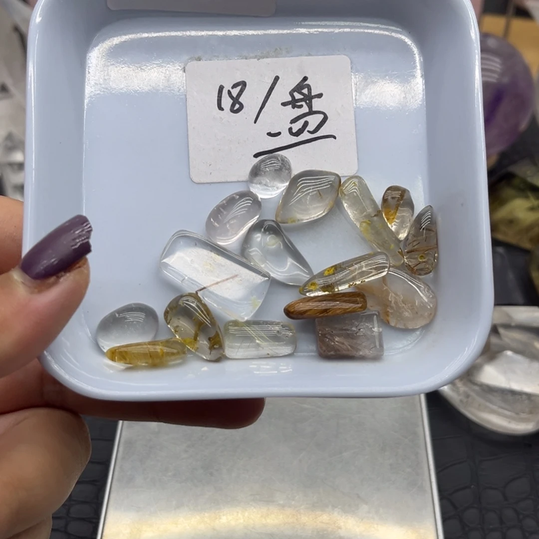 ****芊未镶嵌珠宝半成品水晶83