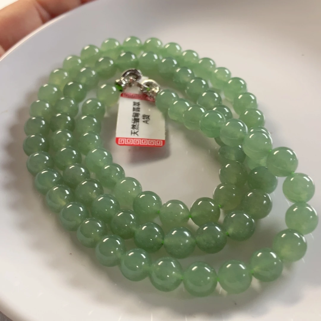 颈饰未镶嵌翡翠项链