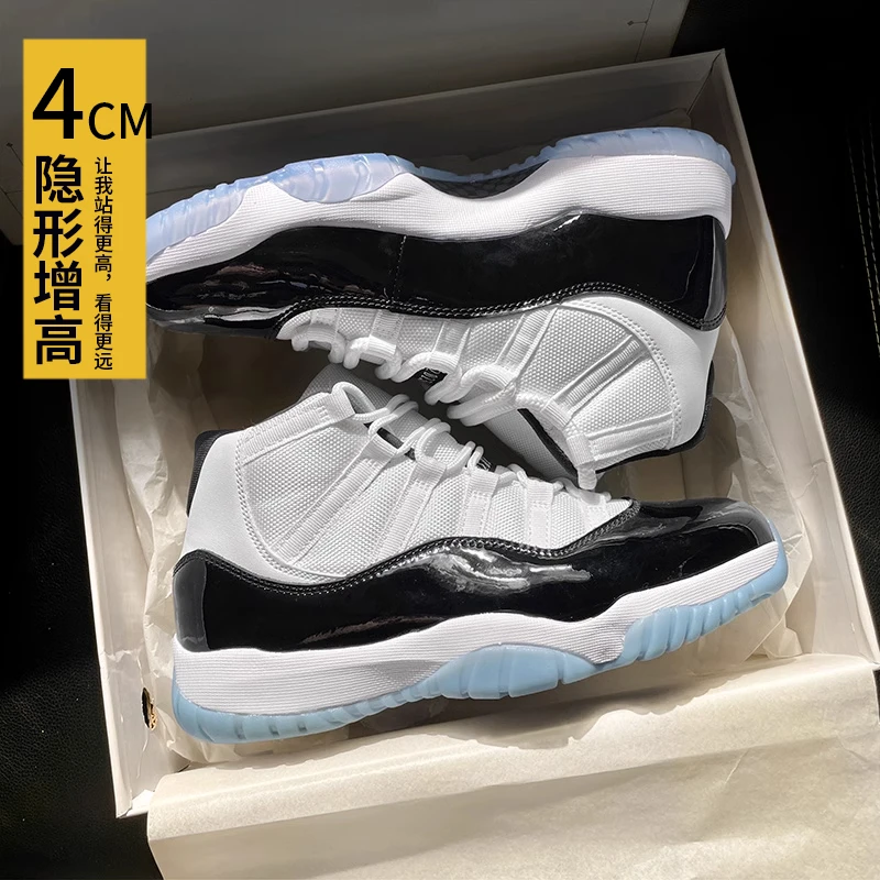 莆田AJ11康扣大魔王2023夏季新款透气篮球鞋运动休闲学生潮鞋