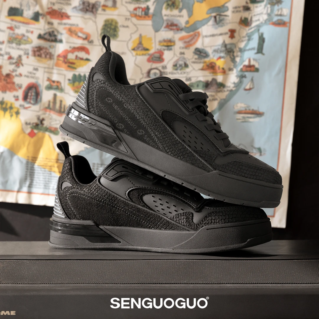 森果果零零壹板鞋/足弓支撑秋季新款潮流运动透气休闲鞋男女同款