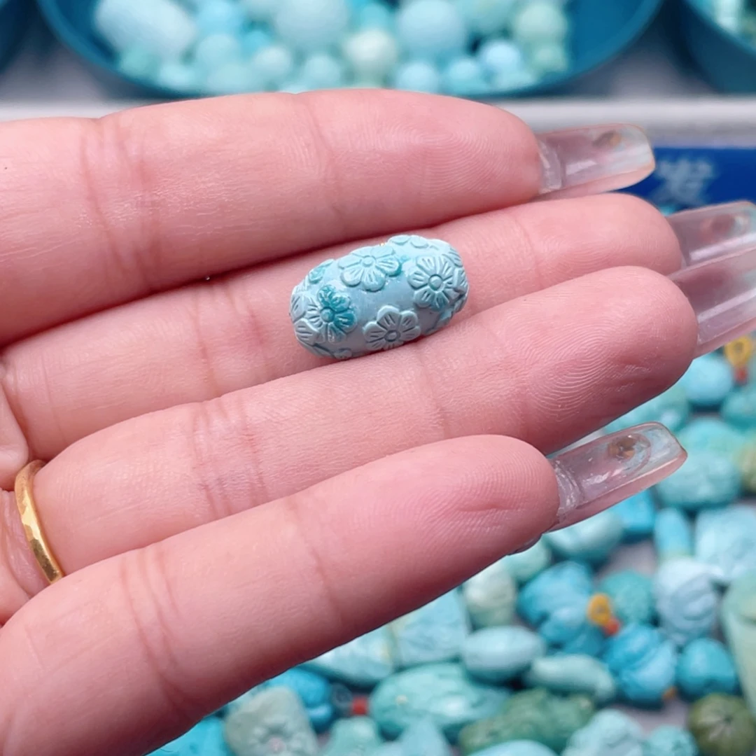 绿松石未镶嵌吊坠(不含链)