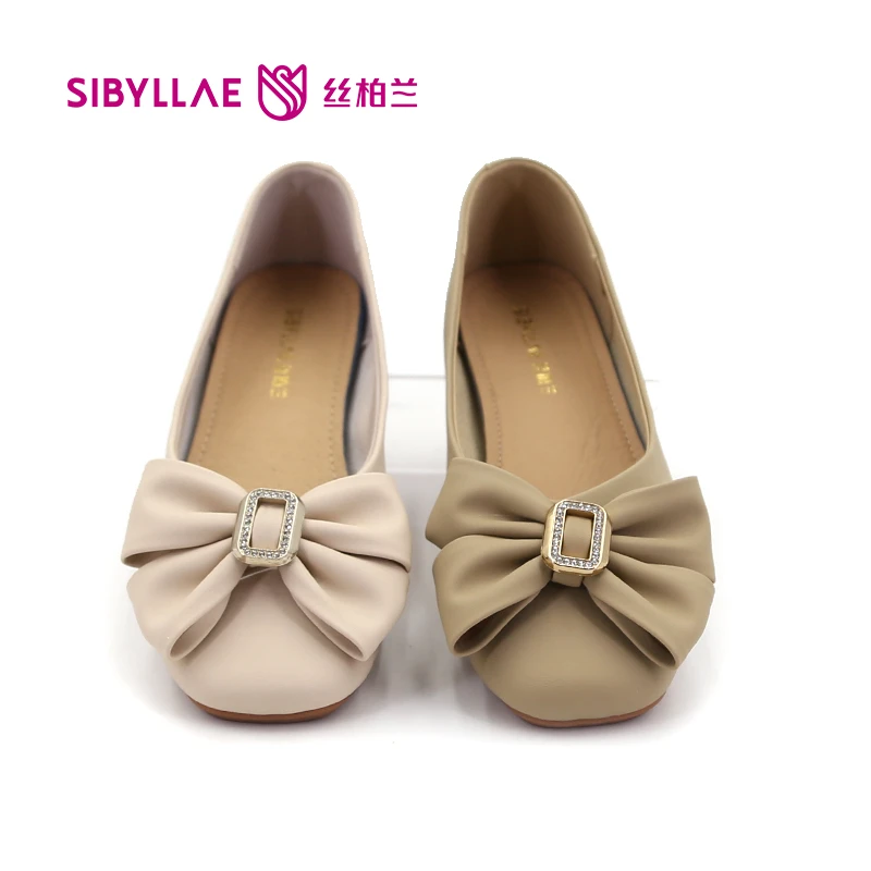 丝柏兰百搭韩版软底女单鞋314232547