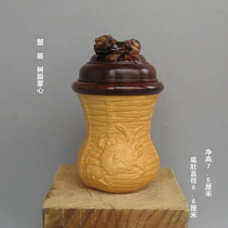 范制鸣虫葫芦 黑白虫葫芦 油葫芦墩 鸣虫葫芦罐 已砸底 送簧