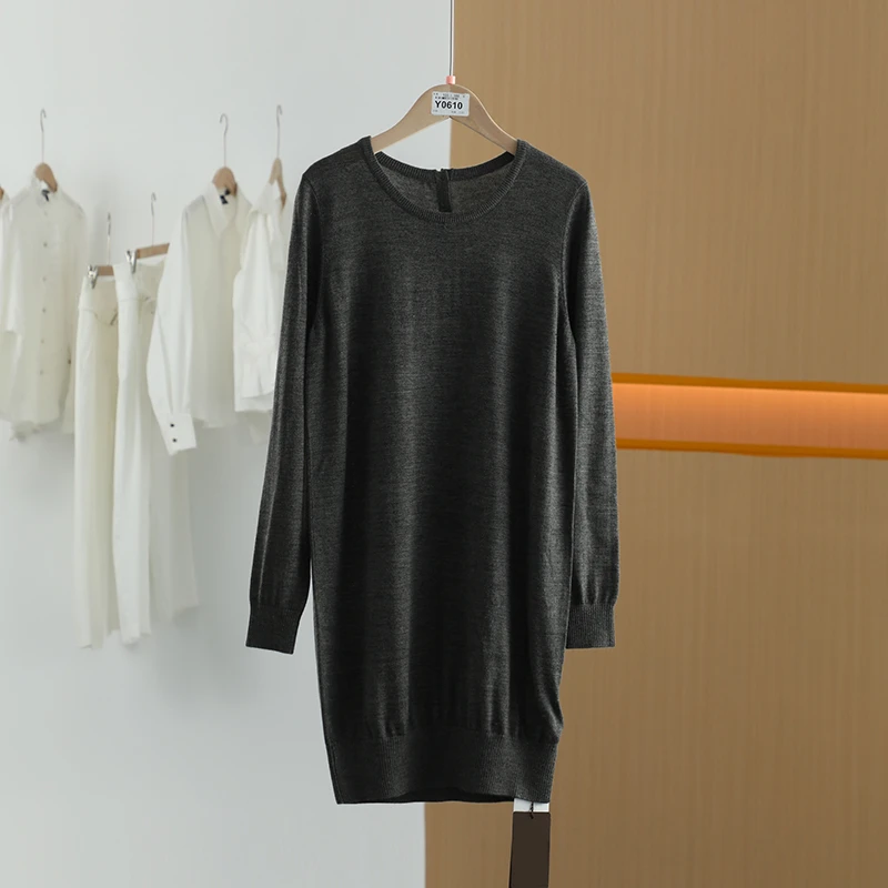 【唐长老自营】货号Y0610女装春秋新款女装圆领休闲针织衫YL