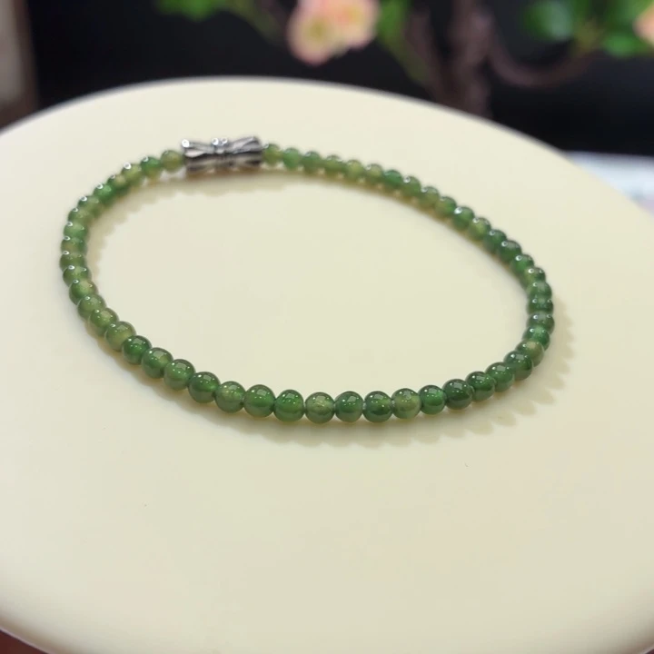 翡翠未镶嵌手链冰胶特色卡3.1福利款