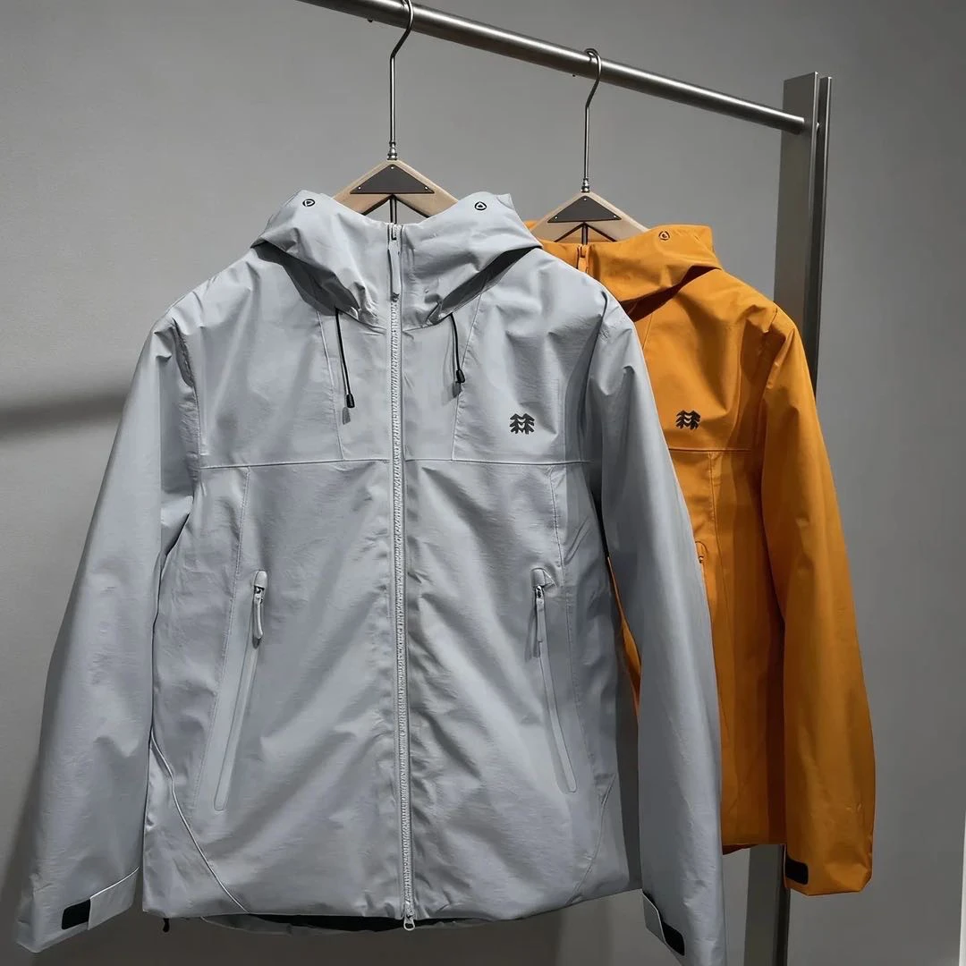 男士连帽冲锋衣户外运动防风防水保暖休闲外套