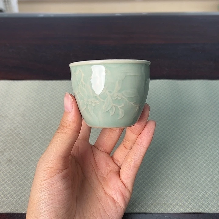 龙泉云间青瓷小米茶器