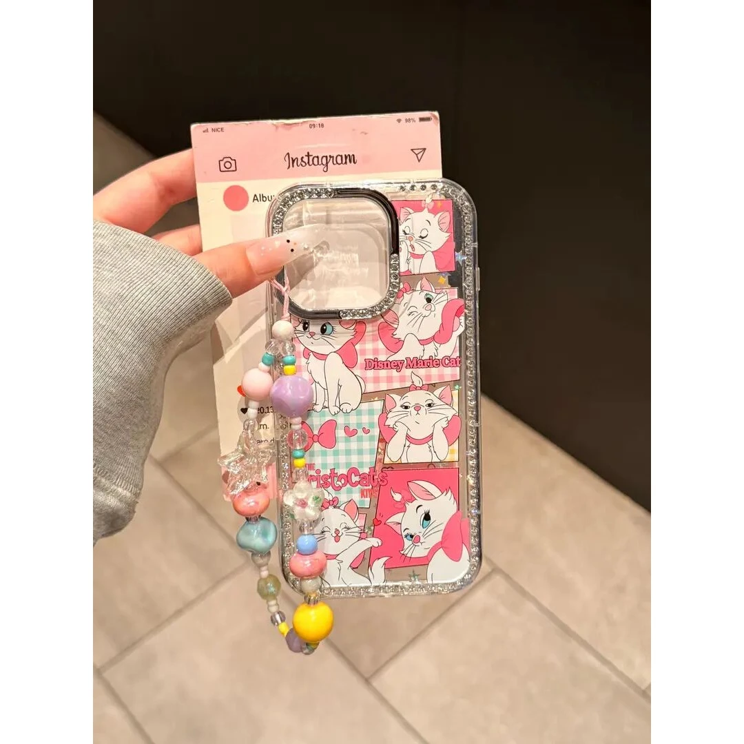 【自带相机保护按键】玛丽猫适用苹果16/15/14/13全包防摔手机壳