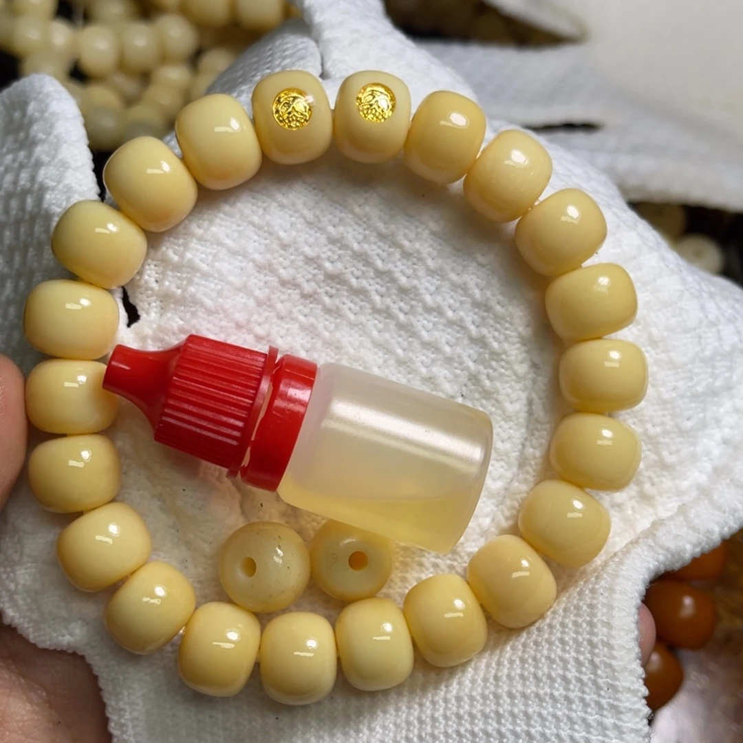 骆驼牙手串/手链骆驼牙手串圆珠1.2双