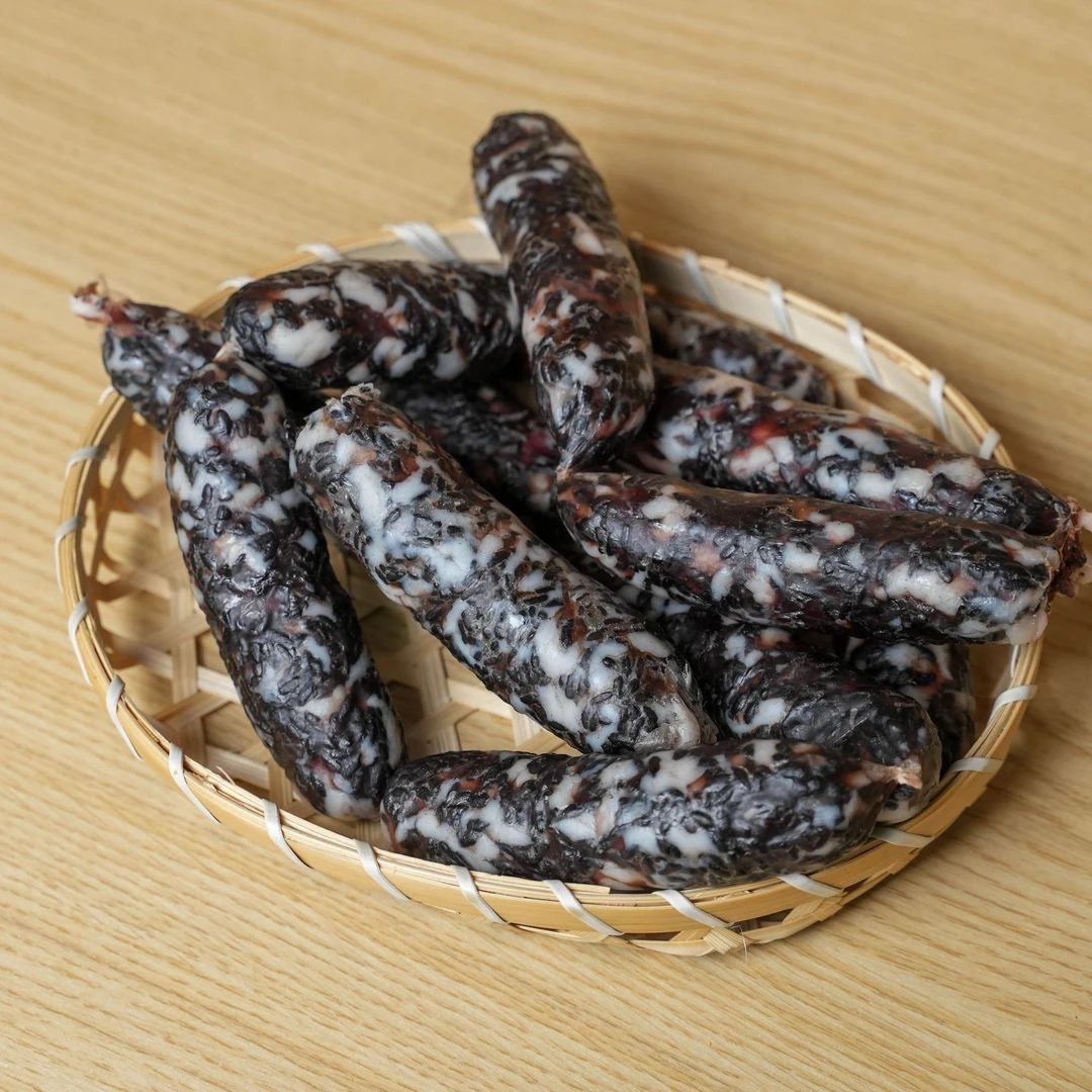 农家年货乌饭土猪肉香肠纯手工农家特产500g